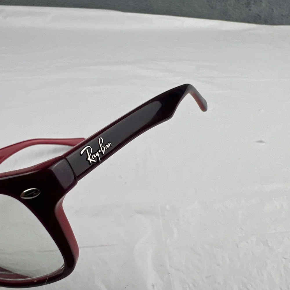 RAY BAN Kids RB1531 3592 Burgundy Eyeglasses 46-16-125 - Flex Frames Only